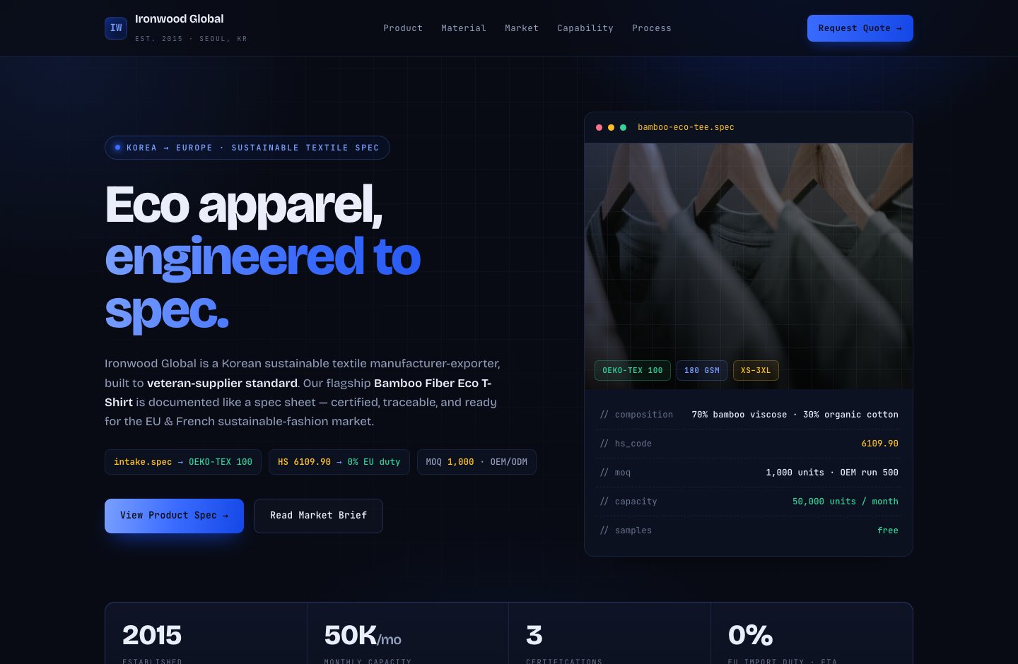 Dark Blueprint 디자인 미리보기